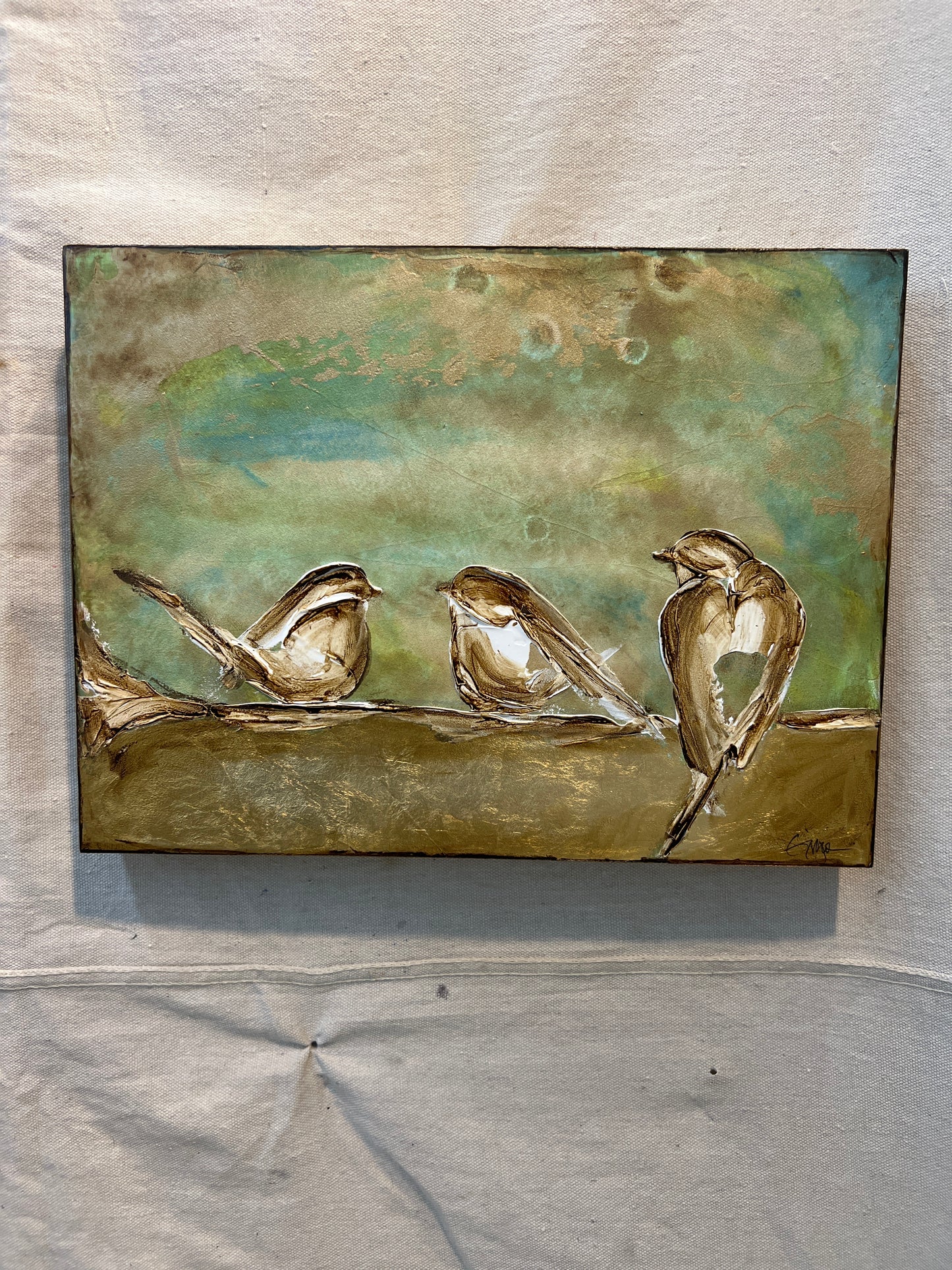 Sparrows Three Horizontal