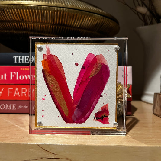 Hearts with Acrylic Frames