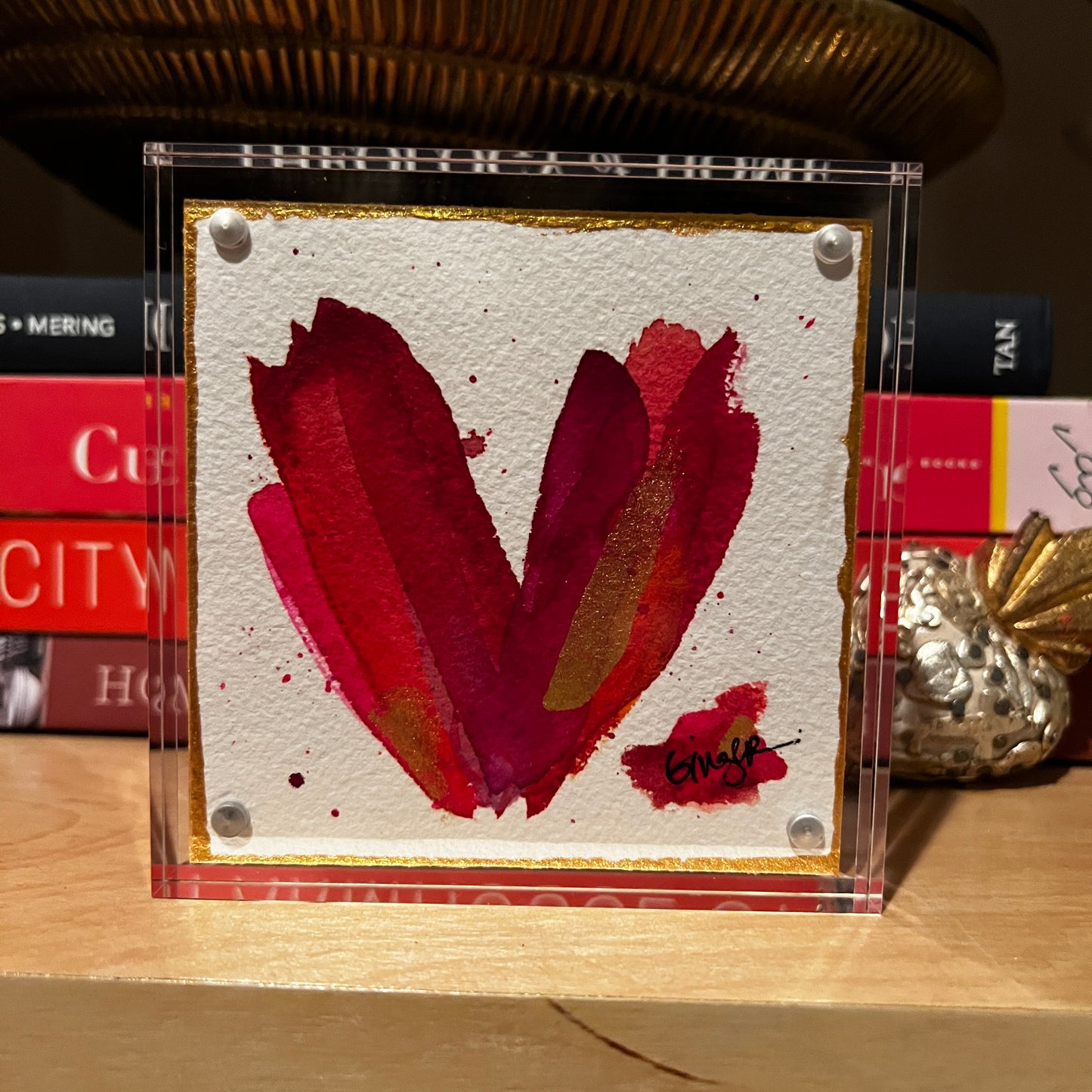 Hearts with Acrylic Frames