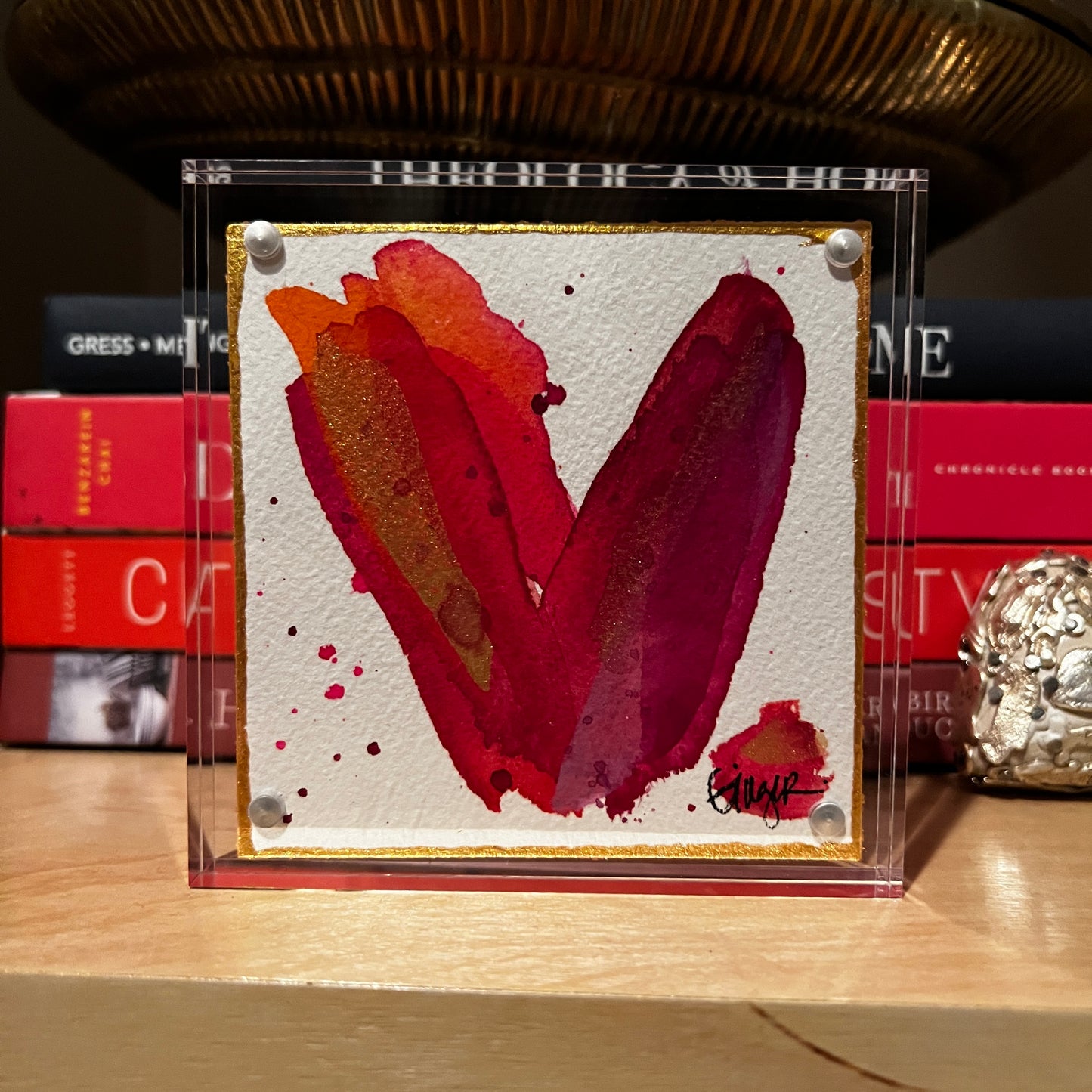 Hearts with Acrylic Frames