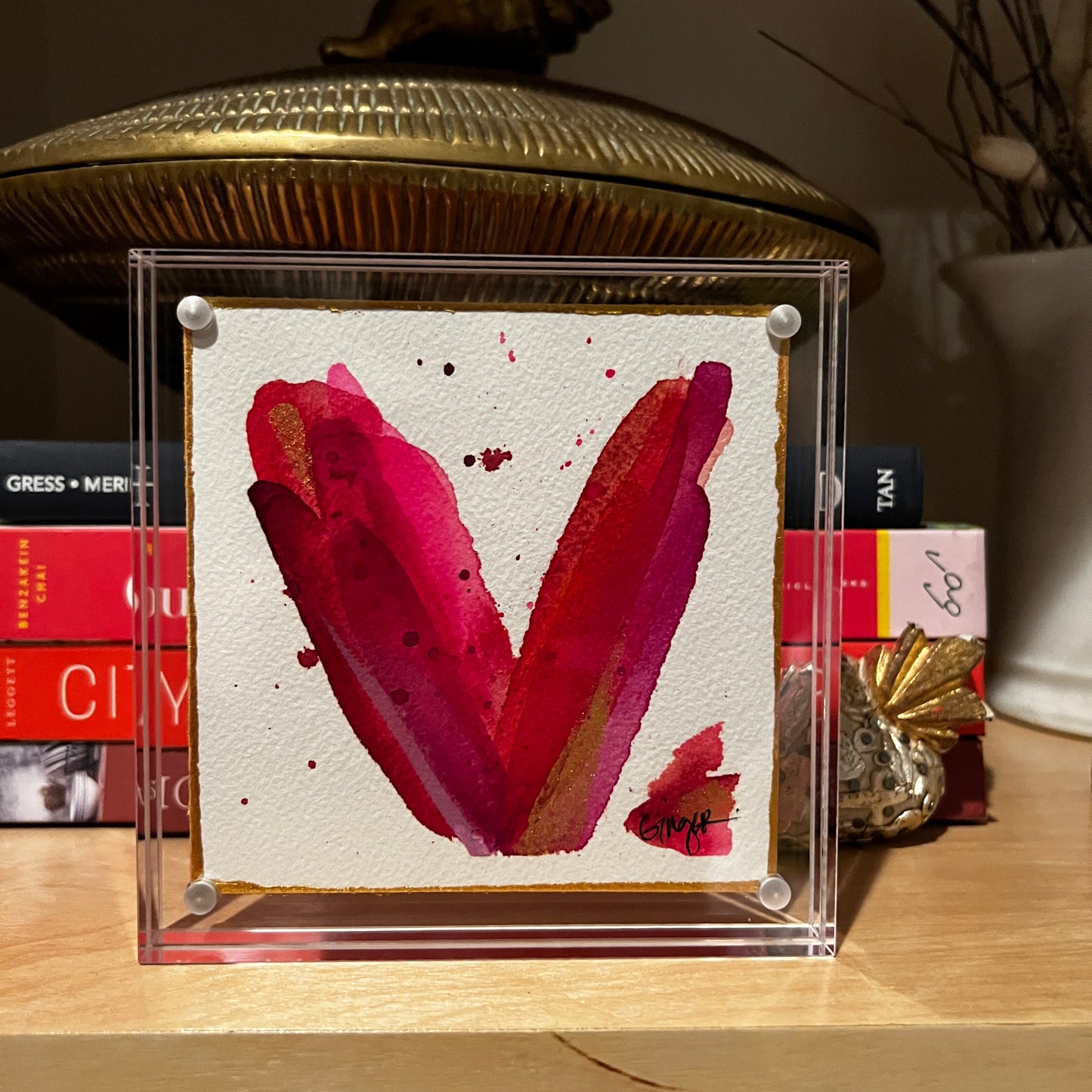 Hearts with Acrylic Frames