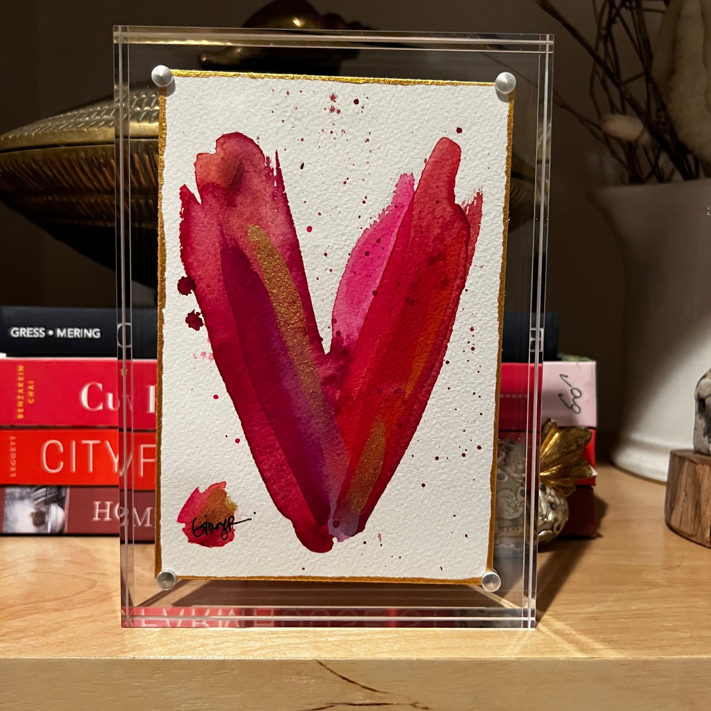 Hearts with Acrylic Frames