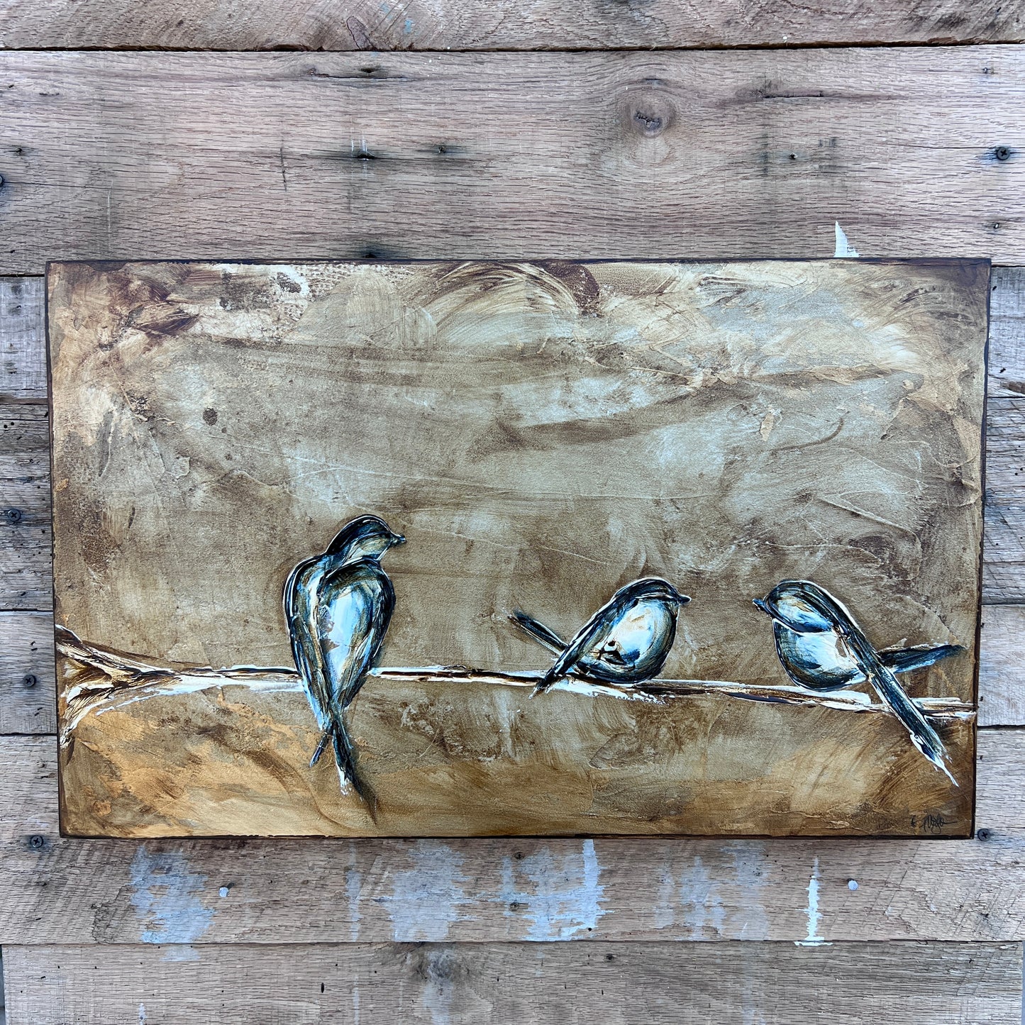 Sparrows Three Horizontal