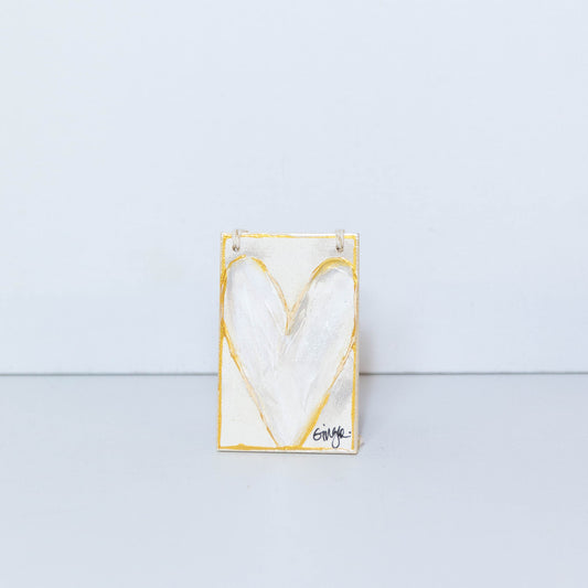 Big Love White Heart Ornament