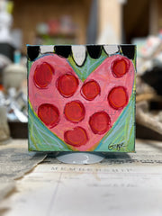 Valentine's Day Heart Paintings